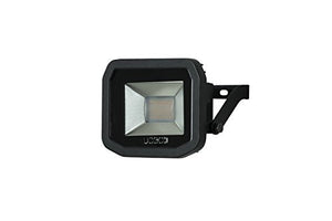 Luceco Guardian Slim Flood Light with 1 m Cable, 15 W, 3000K Colour Temperature, Black, 15.5 x 10.5 cm