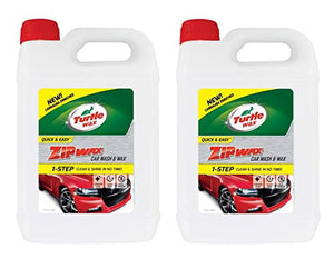 Turtle Wax 52824 Zip Wax Concentrated Car Shampoo & Wash 2 X 5L