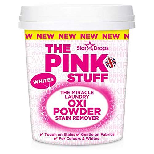 Stardrops The Pink Stuff Miracle Laundry Oxi Powder Stain Remover, Whites, 1 kg